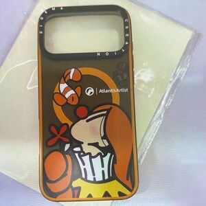 Orange and Black Phone Case